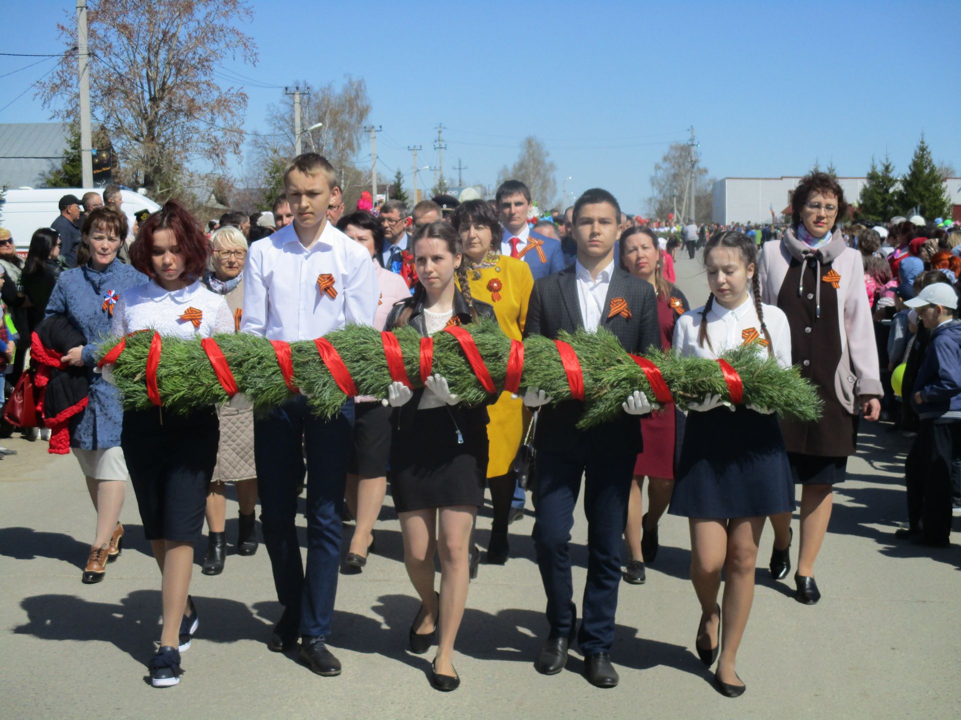 В Рыбной - Слободе  прошел праздник 9 мая