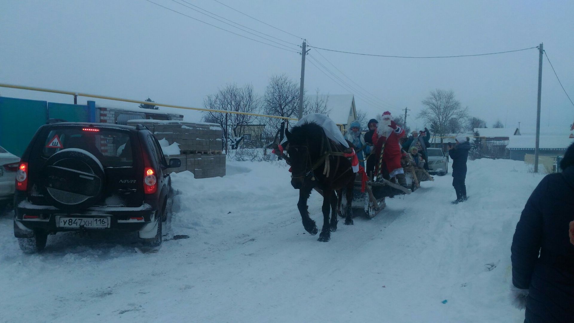 Праздник катания с горки в селе Нижний Тимерлек