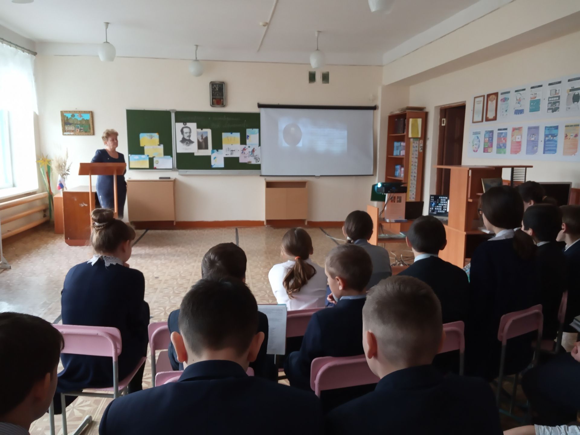 Литературный вечер в Корнуоховской школе