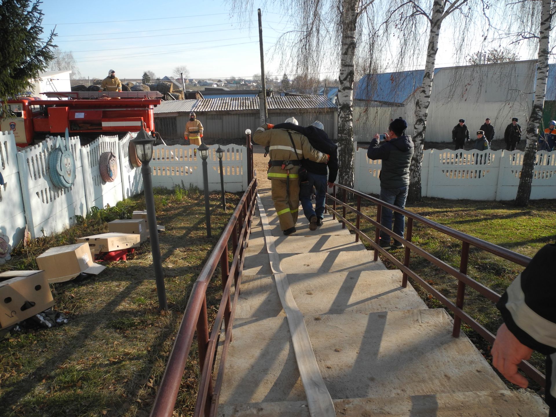 Так проходили учения по гражданской обороне в РЫбно-Слободском районе (Фоторепортаж)