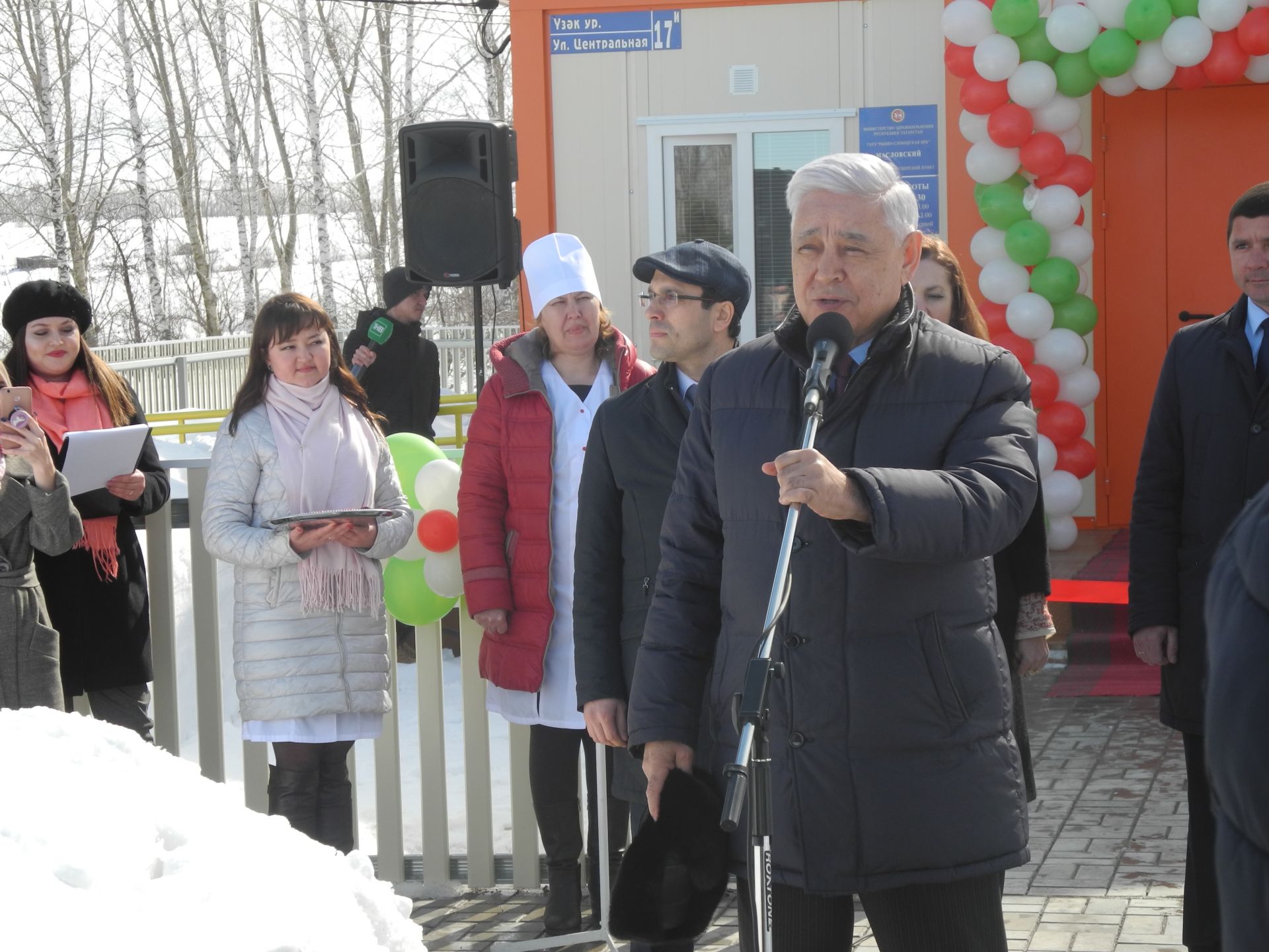 Сегодня в Масловке состоялось торжество по случаю открытия фельдшерского-акушерского пункта