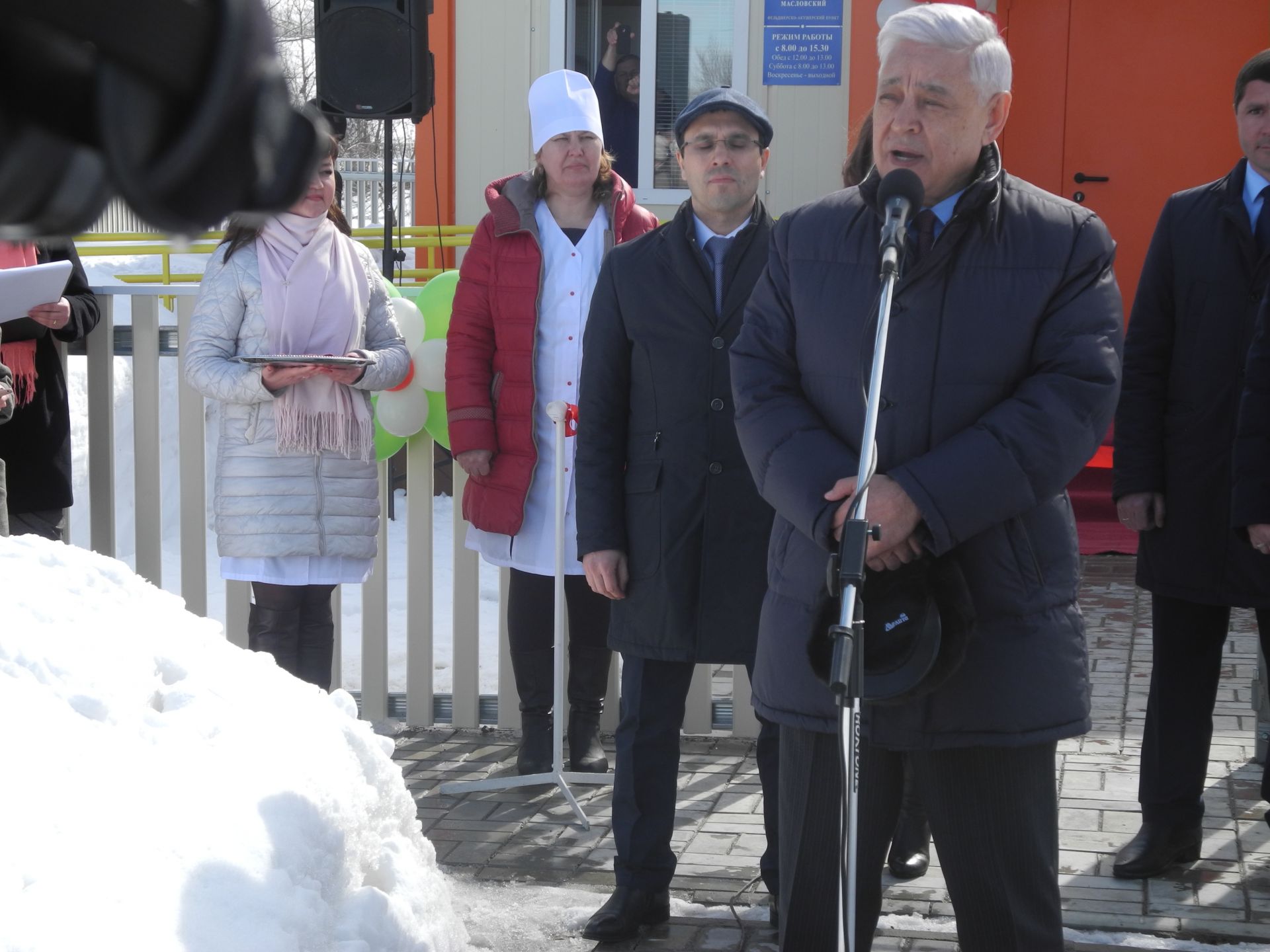 Сегодня в Масловке состоялось торжество по случаю открытия фельдшерского-акушерского пункта