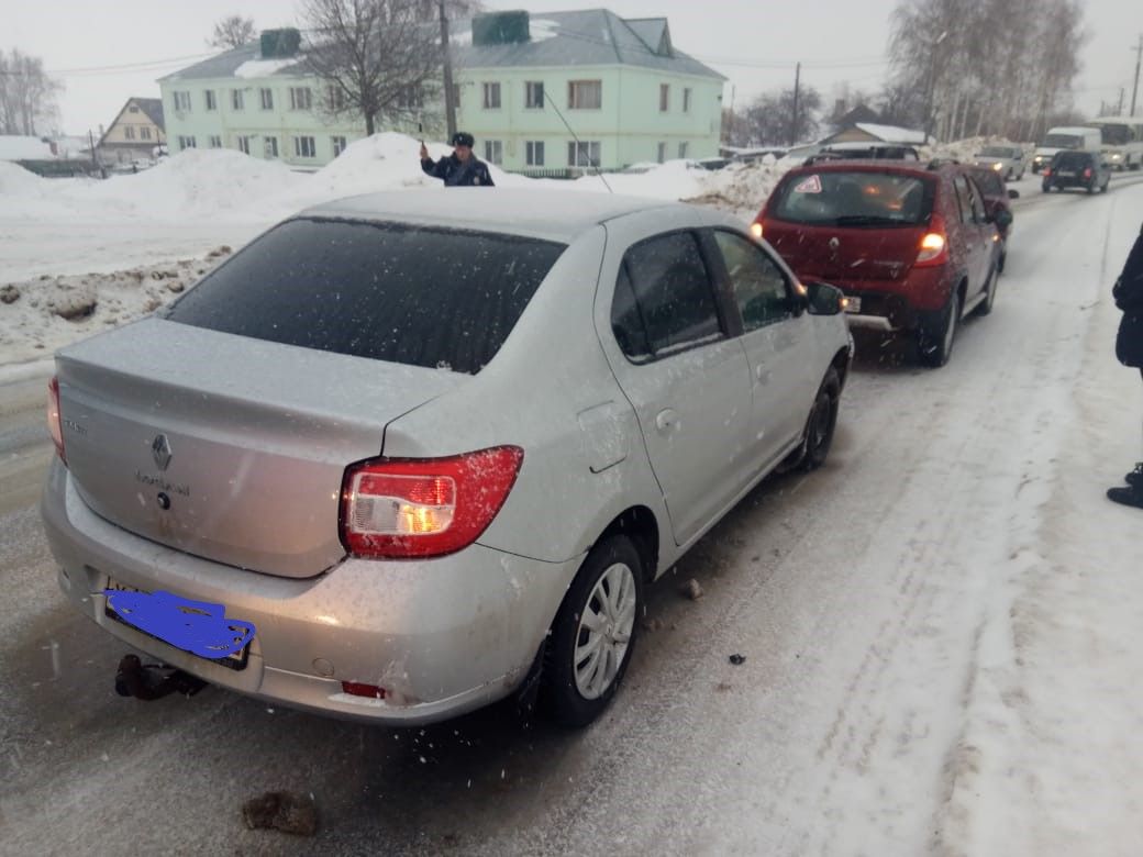 В Рыбной Слободе погода стала причиной ДТП