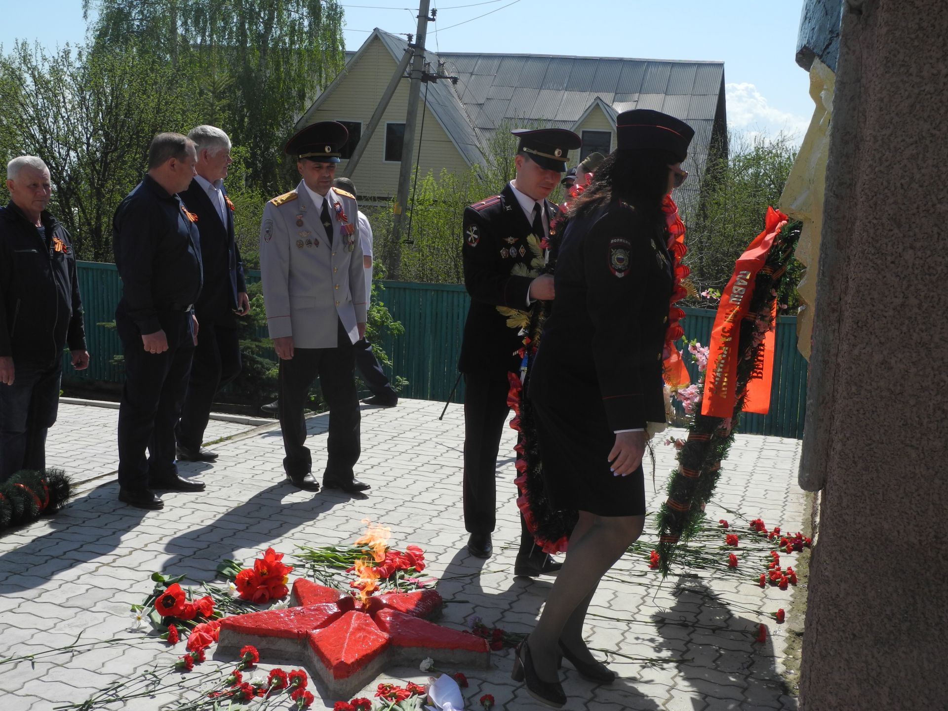 В Рыбной Слободе почтили память погибших на Великой Отечественной войне