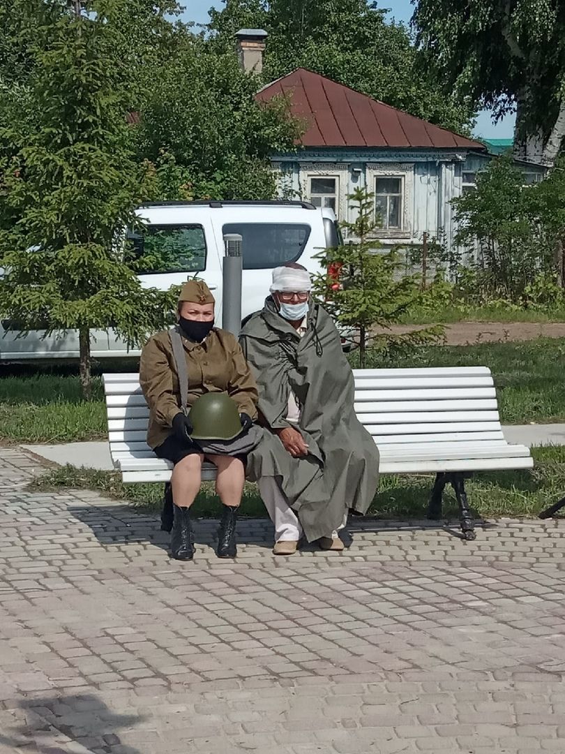 В Рыбно-Слободском районе состоялось торжество по случаю вручения книги “Татарстан: все для фронта, все для победы”.