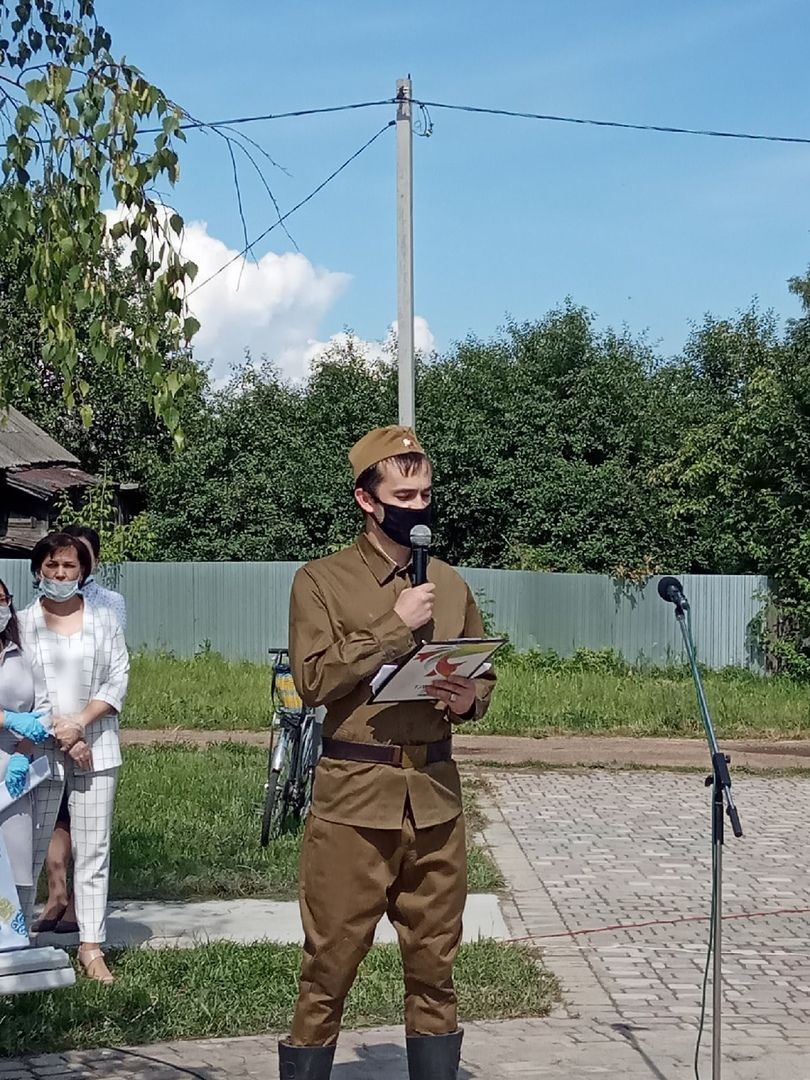 В Рыбно-Слободском районе состоялось торжество по случаю вручения книги “Татарстан: все для фронта, все для победы”.