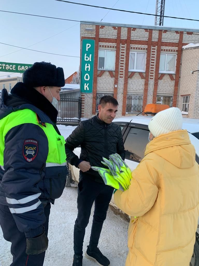 В Рыбно-Слободском районе прошла акция "Стань заметнее"