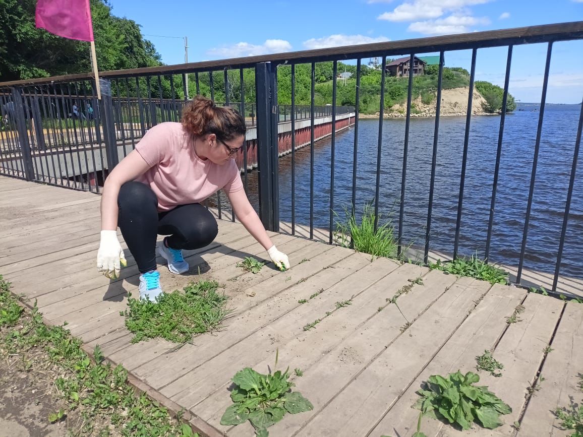 В Рыбно - Слободском районе продолжаются работы по благоустройству