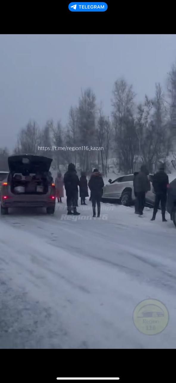 В Рыбно-Слободском районе произошло несколько ДТП из-за плохой погоды