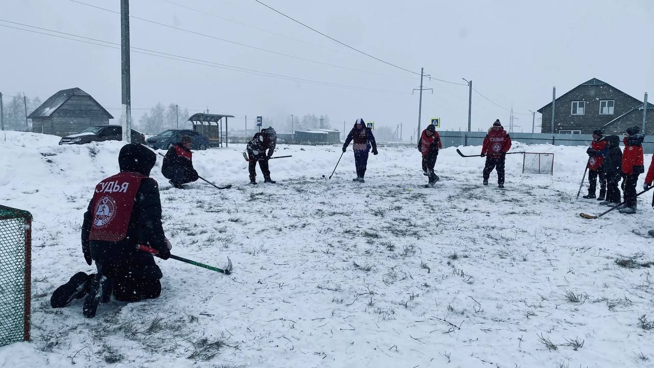 Турнир по хоккею в валенках прошел в поселке Северный Рыбно-Слободского района