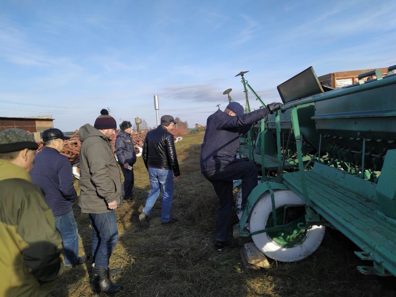 Заместитель министра сельского хозяйства РТ Ришат Хабипов побывал в Рыбно - Слободском районе