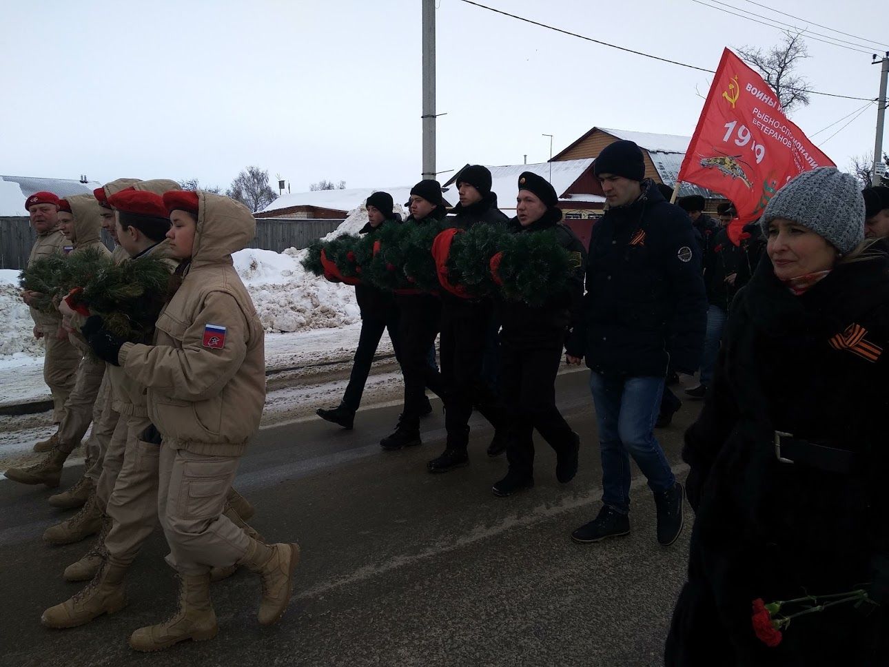 Прошел митинг по случаю возложения венков памяти погибших афганцев