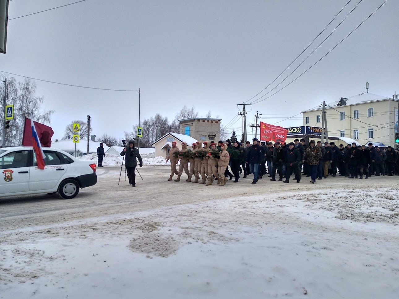 Прошел митинг по случаю возложения венков памяти погибших афганцев