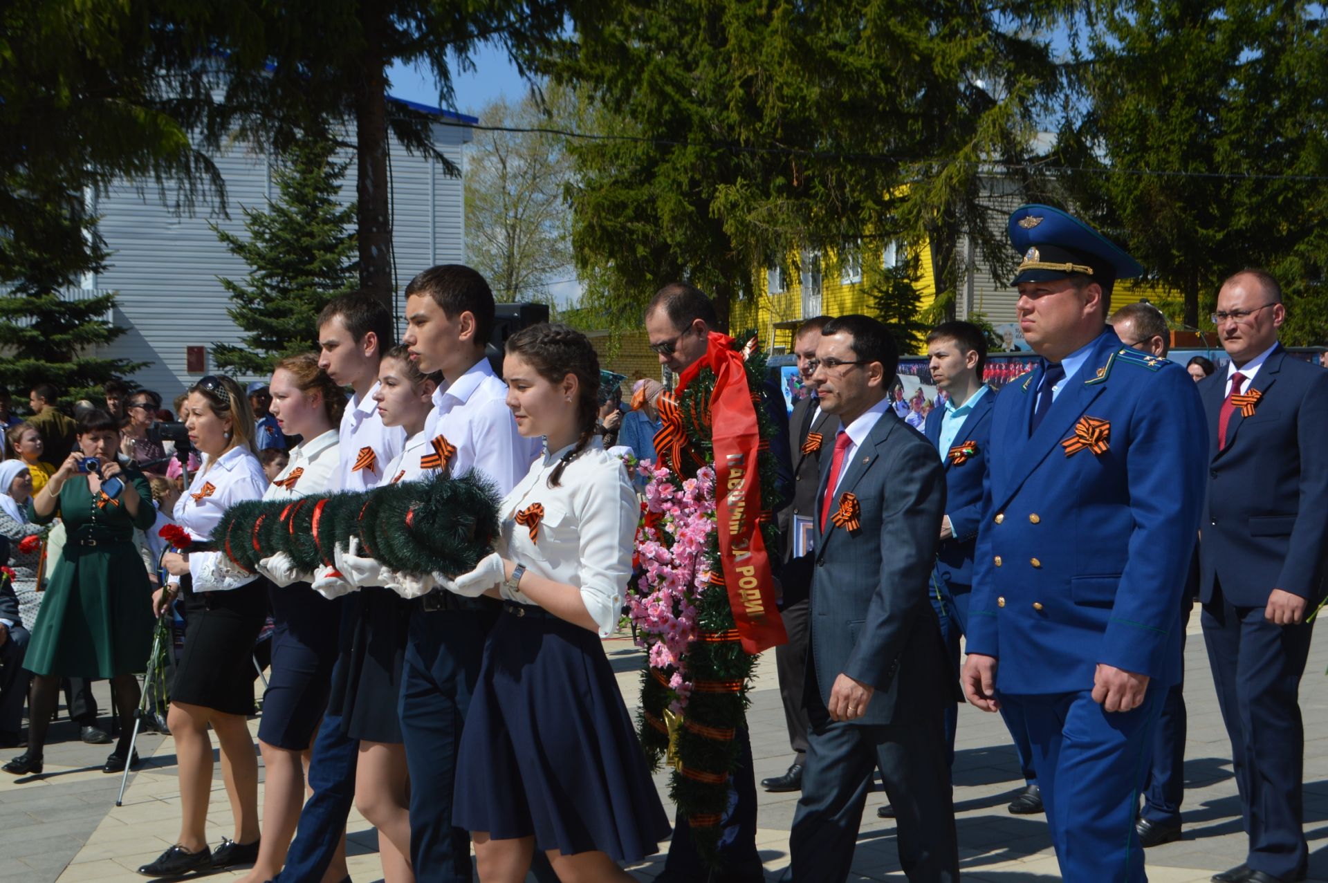 Рыбнослободцы достойно отметили 9 мая