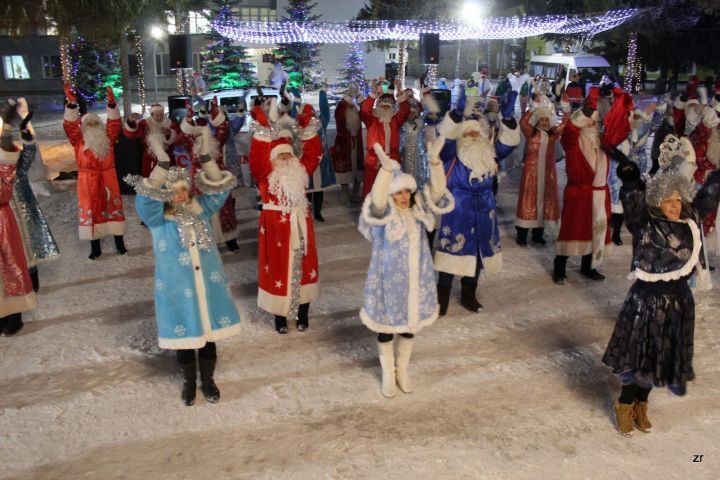 Рыбнослободцы весело встретили Новый Год