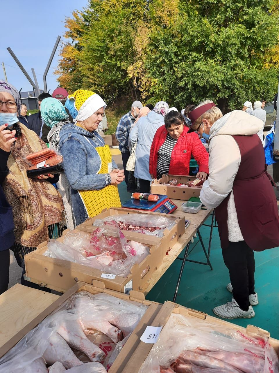 В Рыбной Слободе провели ярмарку