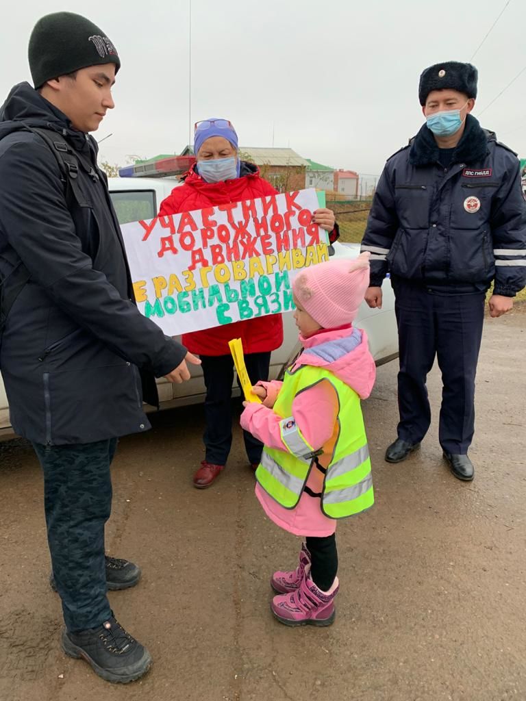 Сотрудники ОГИБДД Рыбно - Слободского района провели акцию