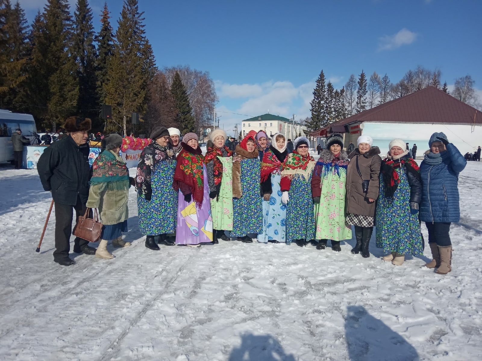 Рыбнослободцы пришли на  праздник Масленицы