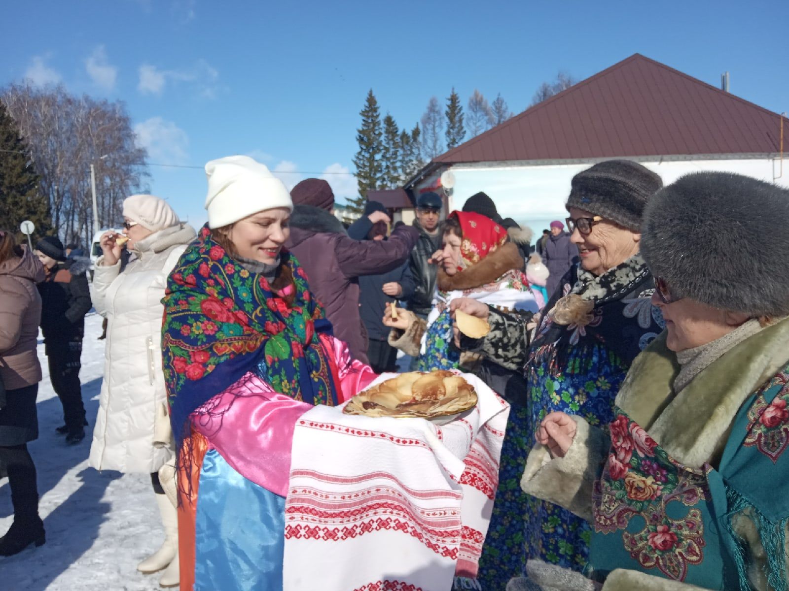 Рыбнослободцы пришли на  праздник Масленицы