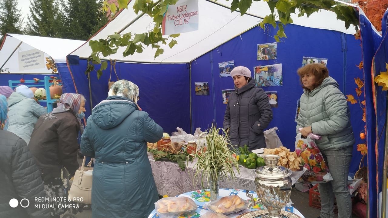 В честь Дня пожилого человека в Рыбно-Слободском районе прошла сельскохозяйственная ярмарка???????