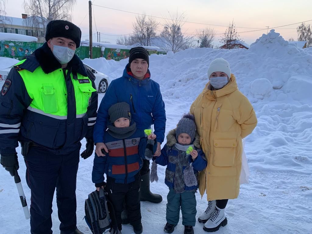 В Рыбно-Слободском районе прошла акция "Стань заметнее"