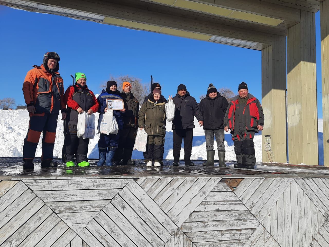 В Рыбно-Слободском районе прошли соревнования рыбаков