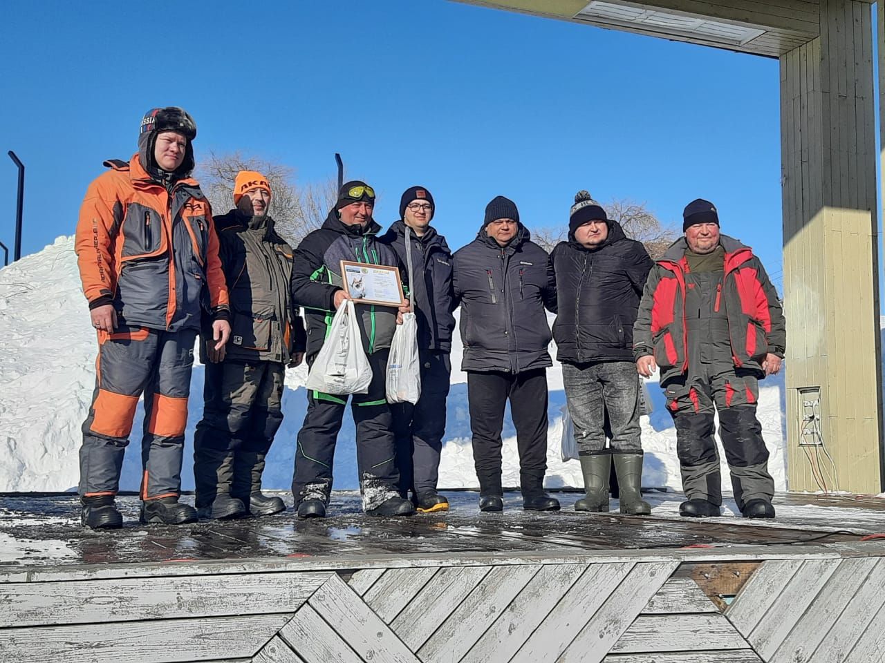 В Рыбно-Слободском районе прошли соревнования рыбаков