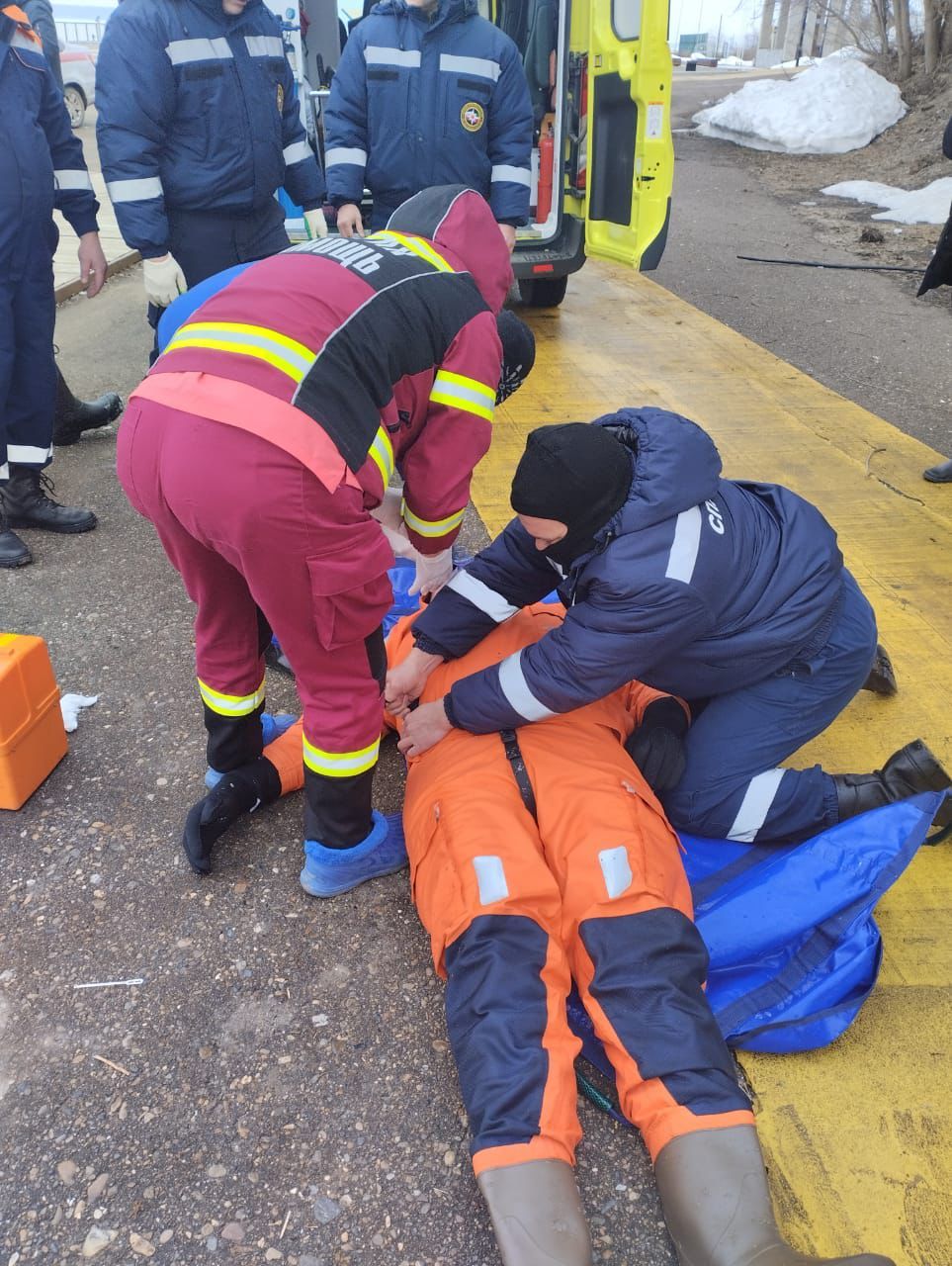 Сегодня в Рыбно-Слободском районе проходят учения по гражданской обороне и чрезвычайным ситуациям