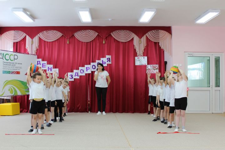 В детском саду «Йолдыз» был организован День здоровья, под девизом «Здоровье - это здорово»