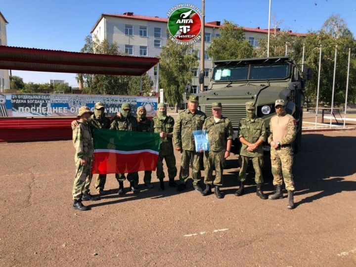 ТНВ побывали в гостях у бойцов именного батальона «Алга»