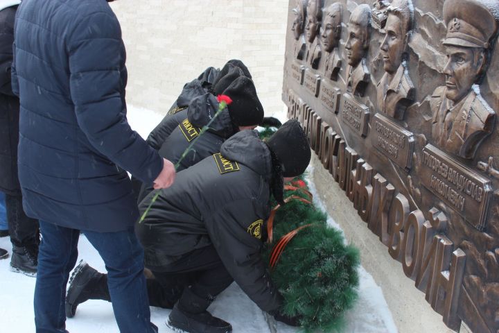 Рыбнослободцы приняли участие в митинге посвященном Дню защитников Отечества