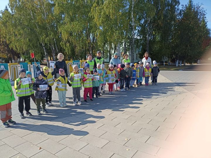 Госавтоинспекторы  рассказали маленьким рыбнослободцам о мерах безопасности на дороге