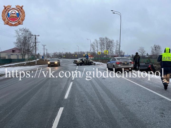 В Чистопольском районе в ДТП пострадали четыре человека