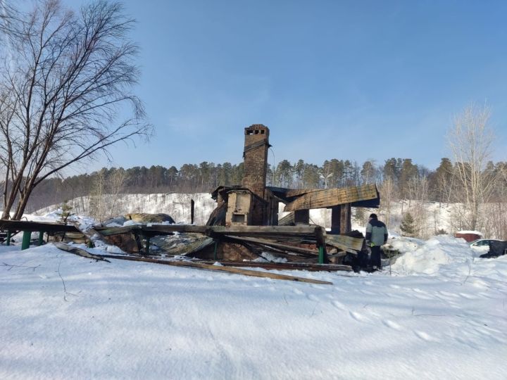 В Рыбной Слободе  сгорел частный дом