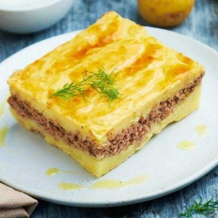 Вкусная запеканка с картофелем и фаршем